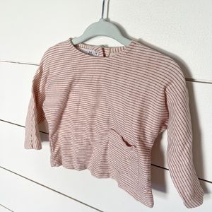 Zara Baby Soft Striped Pocket Shirt
